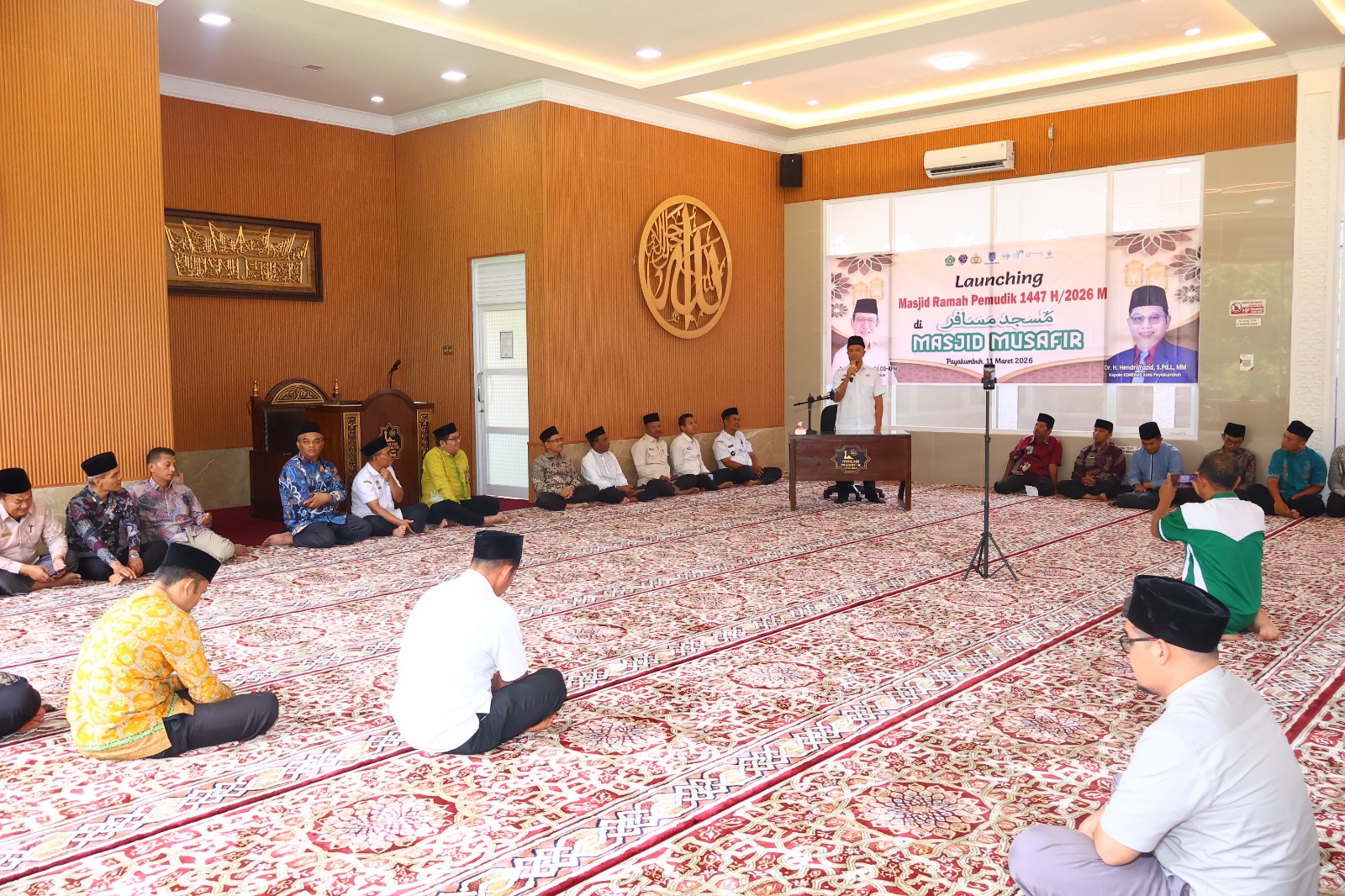 Pemko Payakumbuh meresmikan Masjid Ramah Pemudik 1447 H di Masjid Musafir Kubu Gadang. Sebanyak 18 masjid disiapkan di jalur utama untuk melayani pemudik.