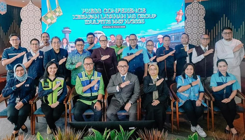 Pembukaan Posko Gabungan Nasional InJourney Aviation Services untuk angkutan mudik Lebaran 2026 di Bandara Soekarno-Hatta.(Foto: Humas IAS)
