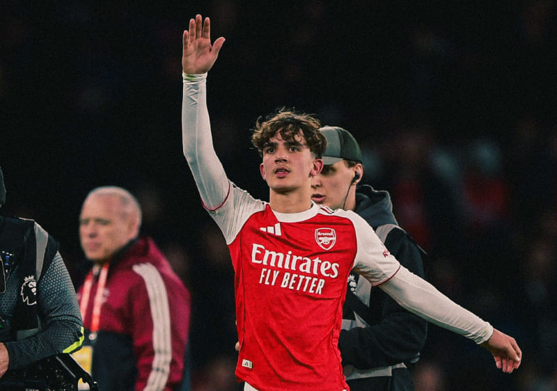 Max Dowman cetak rekor pencetak gol termuda Liga Inggris saat Arsenal mengalahkan Everton 2-0 di Premier League 2026 di Emirates Stadium.(Foto: x.com/Arsenal)