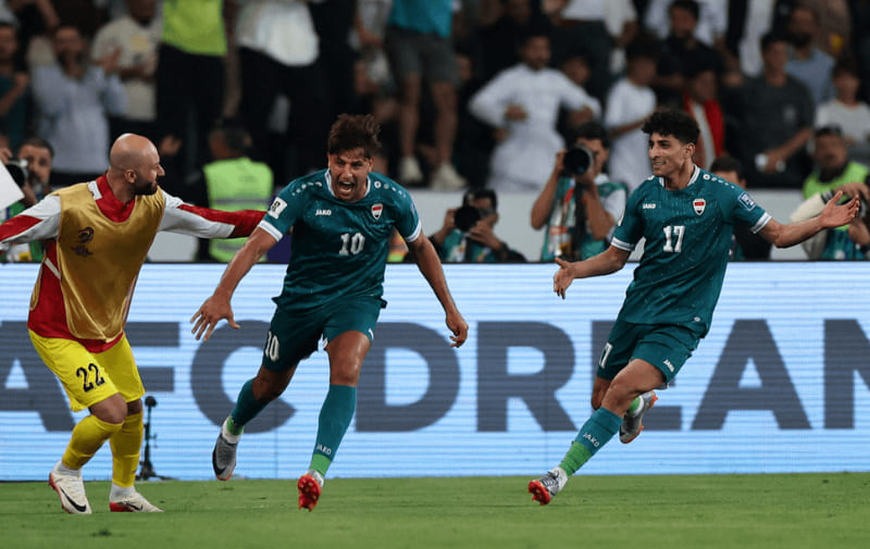 Timnas Irak melaju ke babak playoff antarbenua untuk Piala Dunia 2026 setelah mengalahkan Uni Emirat Arab 2-1 di Basra pada November 2025.(Foto: Dok. Bein Sports)