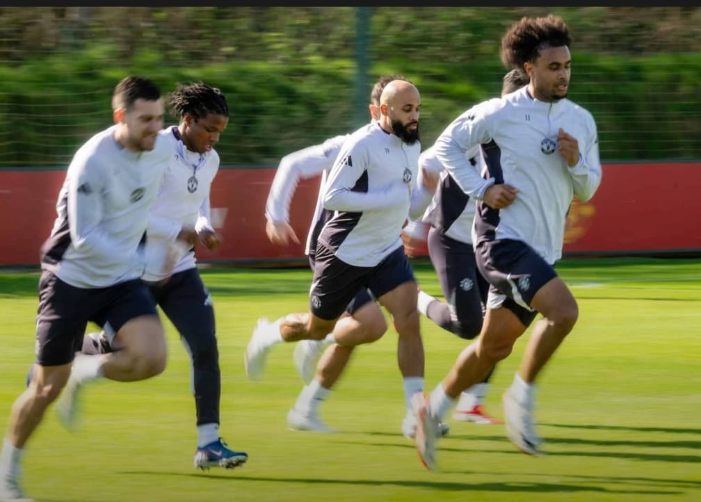 Pemain Manchester United menjalani sesi latihan jelang laga Premier League akhir pekan melawan Bournemouth.(Foto: manutd.com)