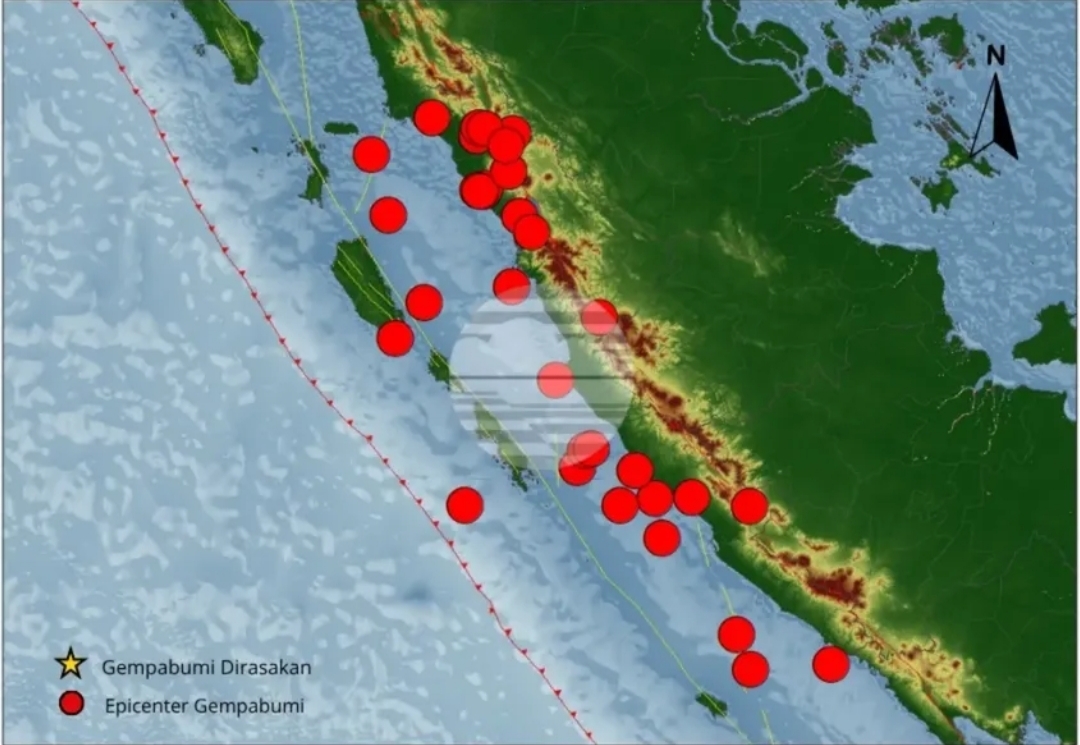 BMKG Padangpanjang catat 33 gempa di Sumbar selama 20&ndash;26 Maret 2026. Mayoritas berkekuatan kecil dan tidak dirasakan masyarakat.