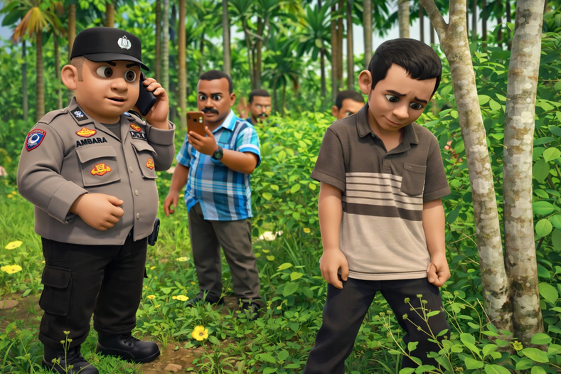 Warga Limapuluh Kota digegerkan penemuan mayat pria di ladang pinang. Polisi masih selidiki penyebab pasti kejadian. (AI)