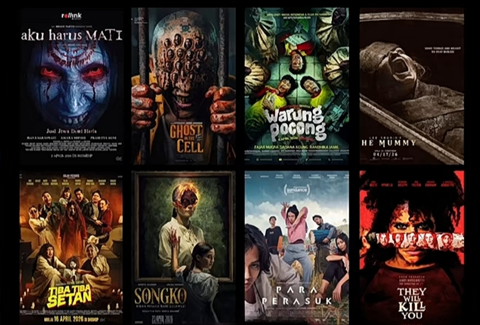 Daftar 8 film horor tayang bioskop April 2026 mulai Aku Harus Mati hingga Songko.