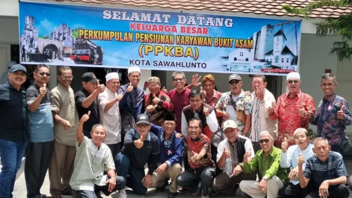PPKBA Sawahlunto gelar halalbihalal Idul Fitri 1447 H, dihadiri 300 pensiunan PT Bukit Asam dan pererat silaturahmi.