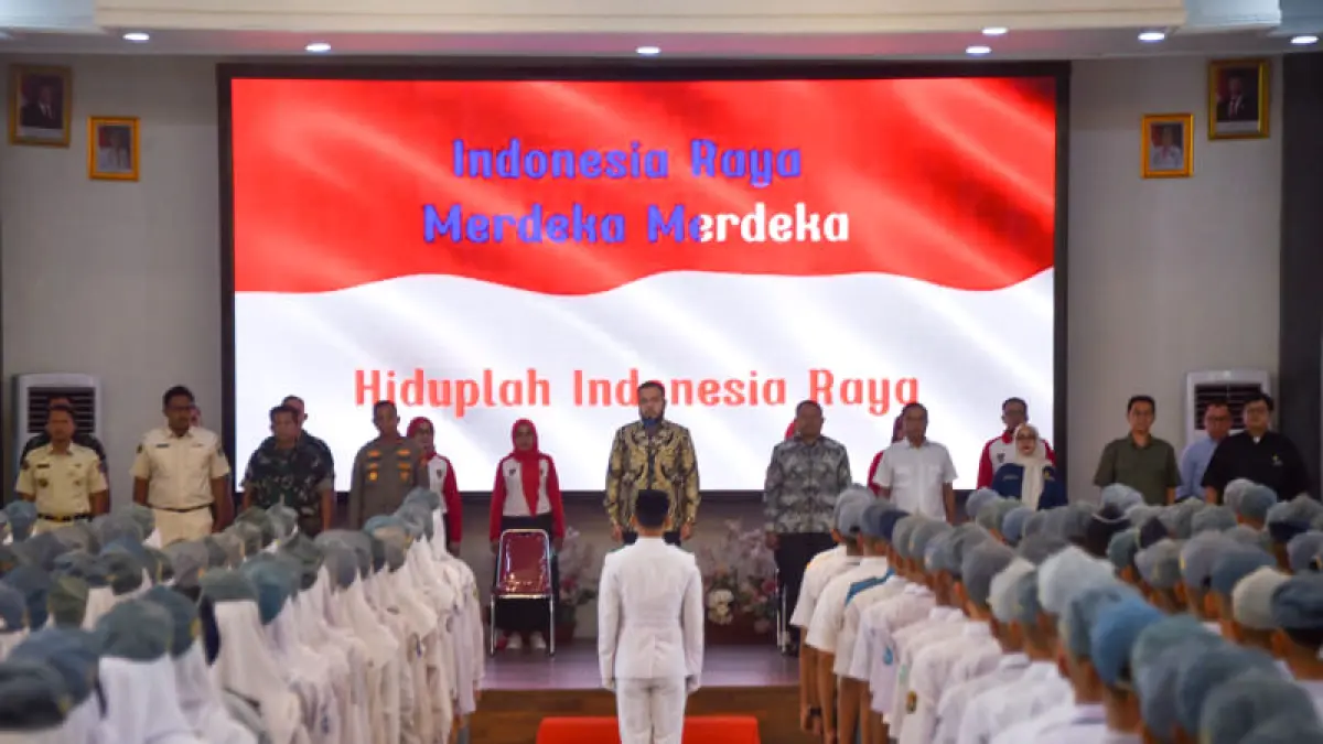 Wali Kota Padang Fadly Amran membuka secara resmi seleksi calon Paskibraka tingkat Kota Padang di Gedung Bagindo Aziz Chan Youth Center, Sabtu (4/4/2026).(Foto: Prokopim)