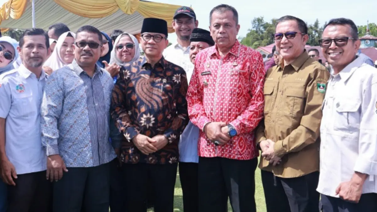 Wakil Wali Kota Payakumbuh, Elzadaswarman, hadiri kunker Mendes PDT Yandri Susanto di Pariaman.