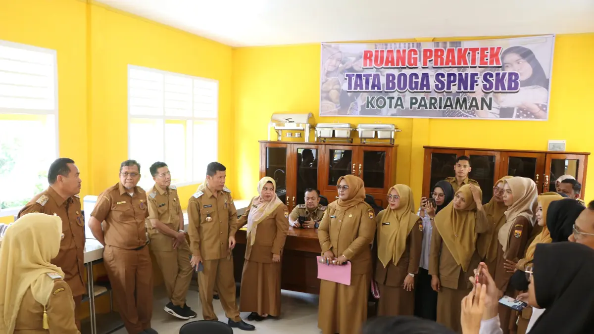 Wako Pariaman resmikan gedung baru SKB di Jawi-Jawi 1. Fasilitas pendidikan non-formal gratis untuk Paket A, B, dan C bagi masyarakat, Selasa (7/4/2026).