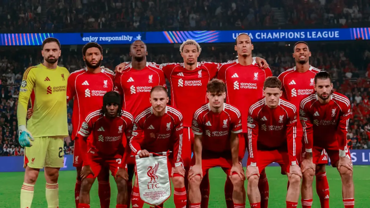 Skuad Liverpool bersiap menghadapi Paris Saint-Germain (PSG) dalam laga leg pertama perempat final Liga Champions 2026. Pada laga di Parc des Princes, Paris, Kamis (9/4/2026) dini hari WIB ini, The Reds kalah 0-2.(Foto: @LFC)