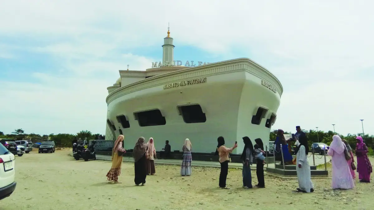 Masjid Al Fauzan. (JUFRI JAO/PADEK)