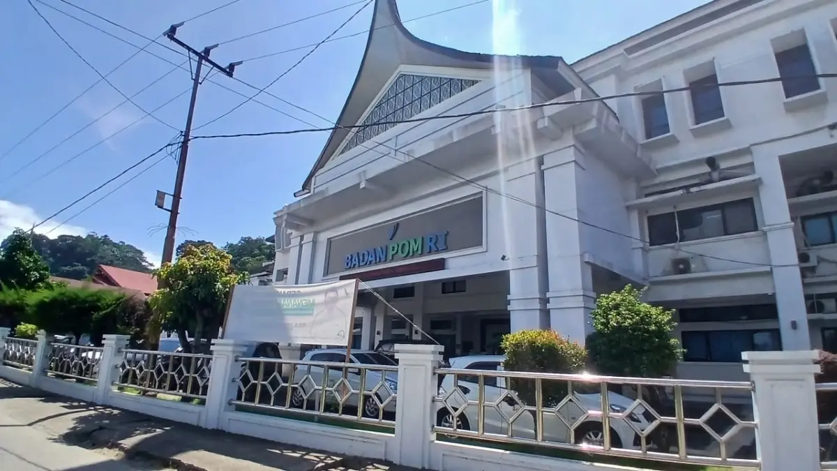 Kantor BBPOM di Padang. (DOKUMENTASI PRIBADI)