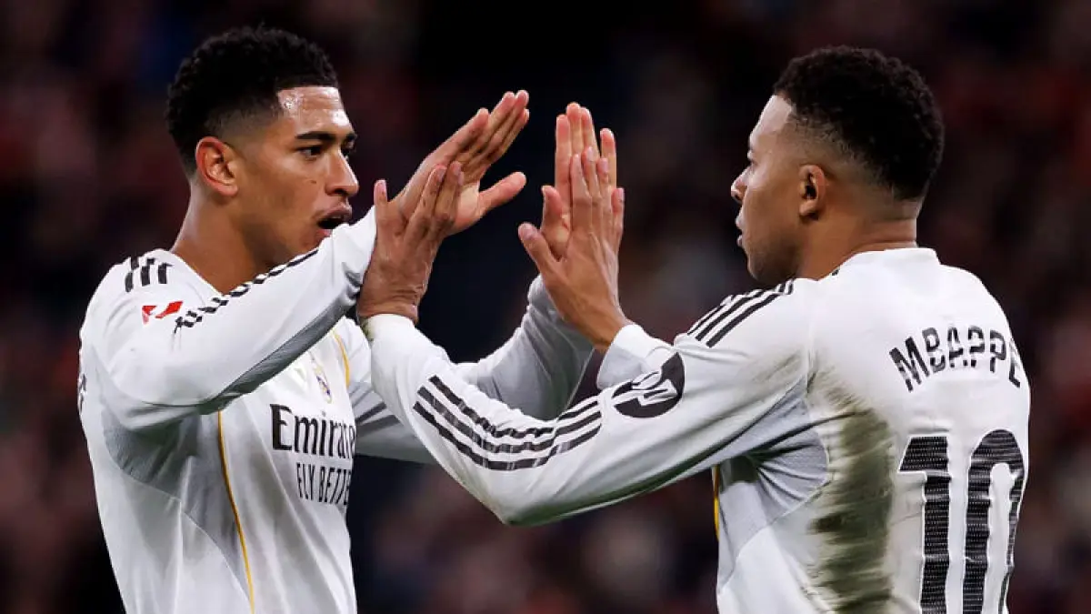 Kylian Mbappe dan Jude Bellingham diturunkan sejak awal saat Real Madrid menghadapi Girona di laga La Liga 2025/2026 yang berlangsung malam ini di Santiago Bernabeu.(Foto: realmadrid.com)