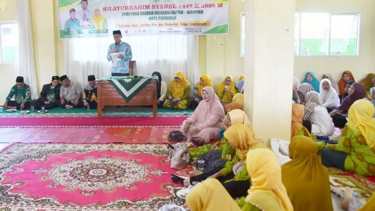 Pemko Pariaman paparkan program RISALAH dan santuni 450 anak yatim dalam Silaturahmi Syawal Muhammadiyah, perkuat ukhuwah dan kolaborasi pembangunan daerah.