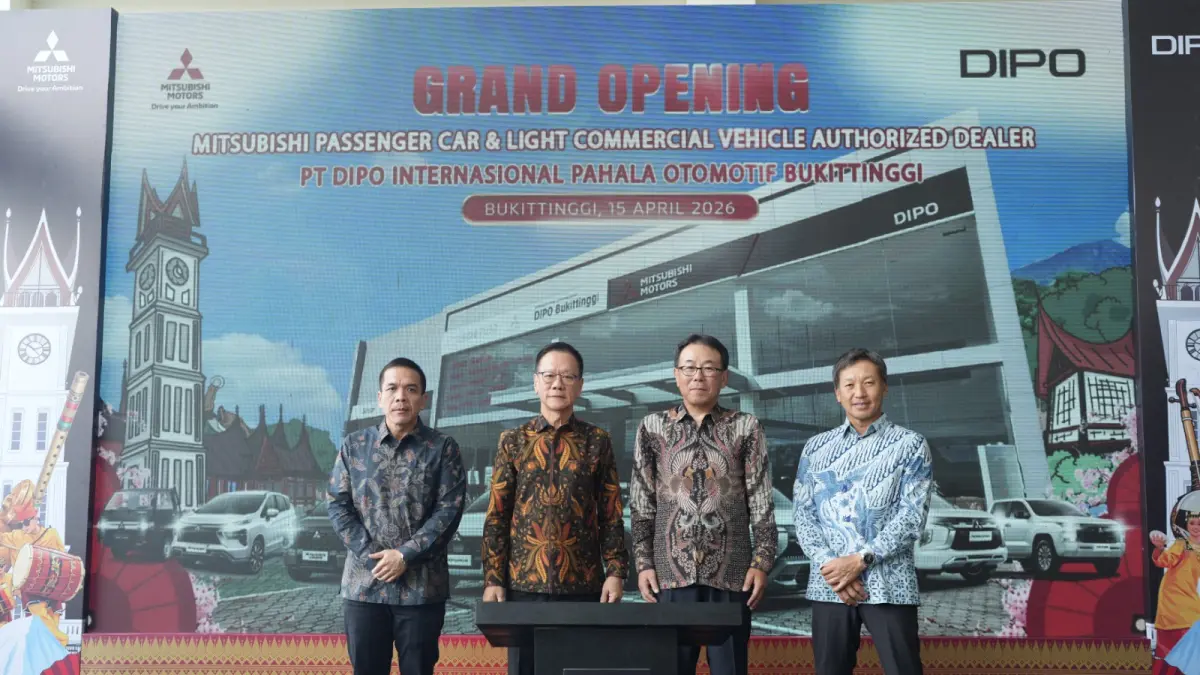 Mitsubishi resmikan diler 3S pertama di Bukittinggi, Sumbar, perluas layanan dan targetkan pertumbuhan pasar otomotif daerah.