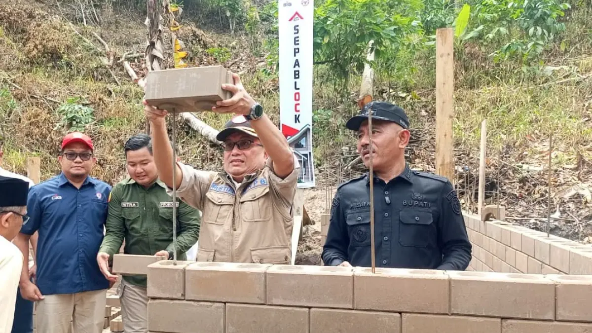 BNPB mulai bangun huntap di Jorong Lubuak Aua, Nagari Koto Tinggi, Kecamatan Gunuang Omeh, Limapuluh Kota, 47 rumah rusak berat segera diganti melalui program hunian mandiri pascabencana.