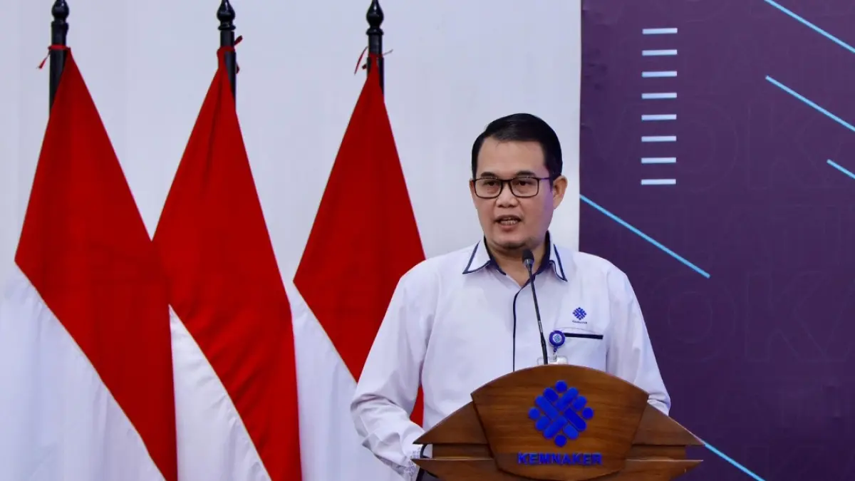 Direktur Jenderal Pembinaan Pelatihan Vokasi dan Produktivitas (Binalavotas) Kemnaker, Darmawansyah.(Foto: Humas Kemnaker)