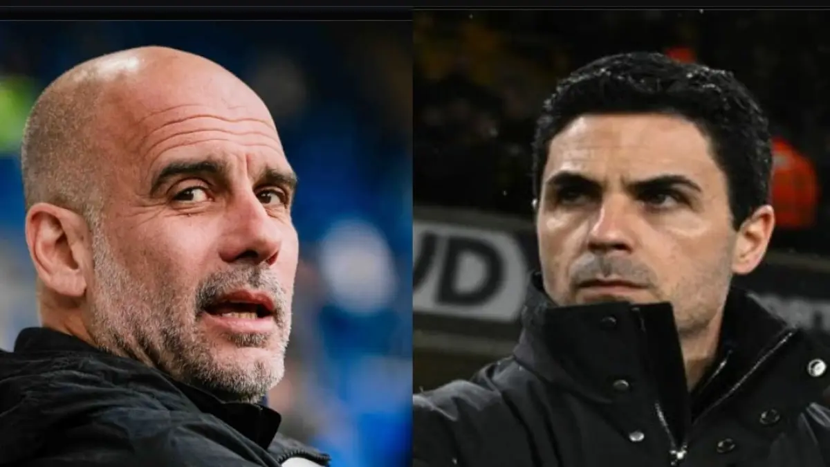 Pep Guardiola dan Mikel Arteta bakal akan strategi di laga krusial Manchester City vs Arsenal di Etihad Stadium.(Foto: Dok. mancity.com & arsenal.com)