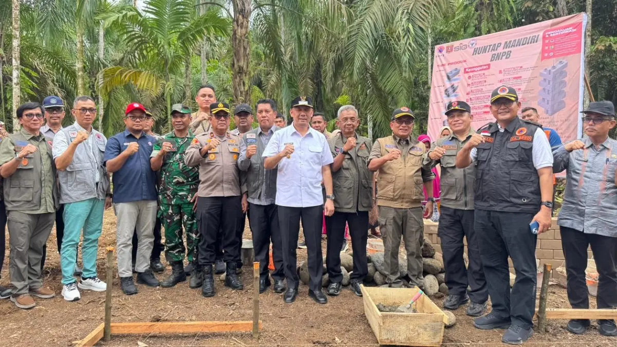 Pembangunan huntap mandiri Limapuluh Kota dimulai, 47 KK siap direlokasi, percepatan hunian layak bagi korban bencana didukung Sepablock.