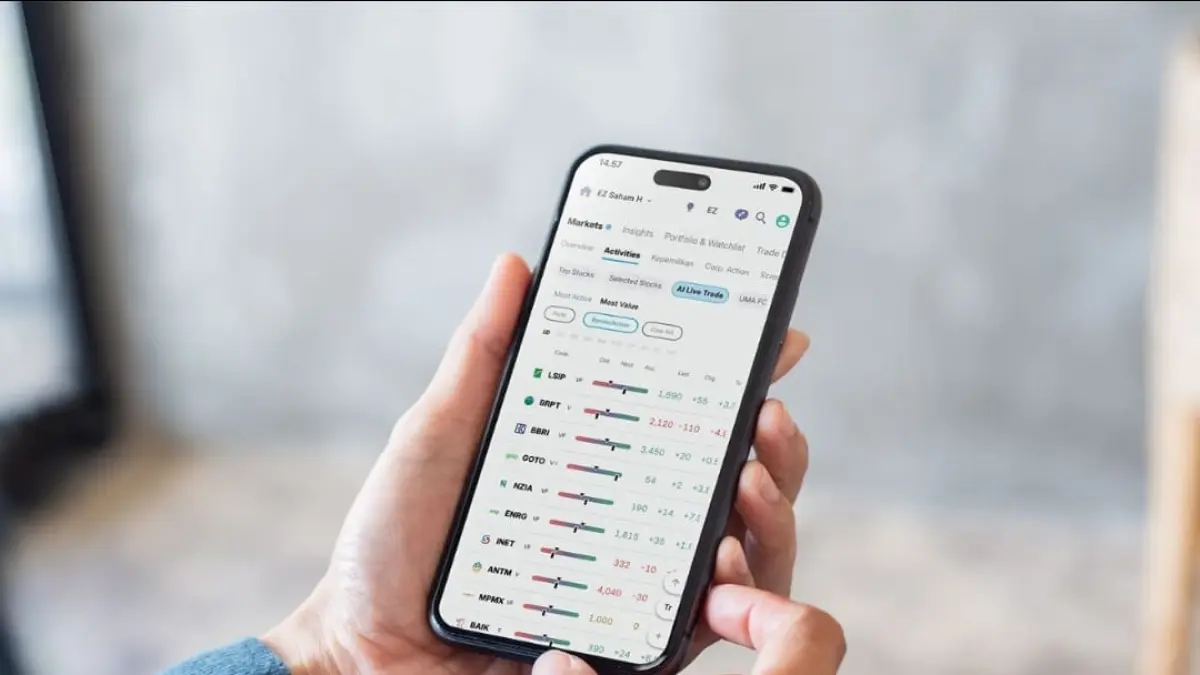 IPOT hadirkan teknologi AI real-time trading saham di Indonesia melalui aplikasi IPOT dari Indo Premier Sekuritas.(Foto: IST)