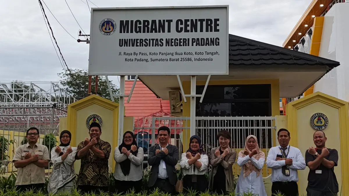JICA tinjau Migrant Center UNP. BP3MI Sumbar dorong peningkatan kompetensi CPMI, sertifikasi, dan peluang kerja ke Jepang.