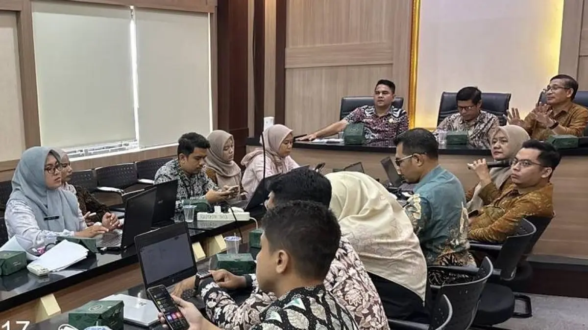 Evaluasi EPSS 2026 di Pariaman targetkan Indeks Pembangunan Statistik 2,60 melalui penguatan tata kelola data sektoral yang akurat, Jumat (24/4/2026).