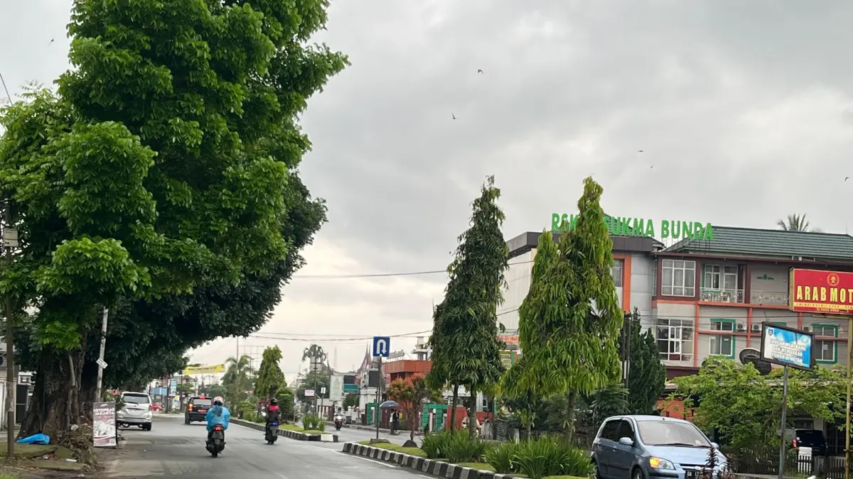 Kondisi terkini Kota Payakumbuh, Jumat (24/4/2026). (SY RIDWAN/PADEK)