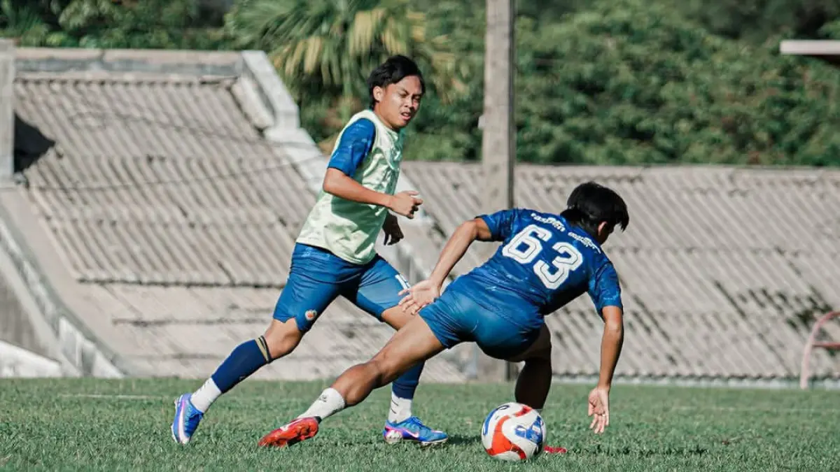 Pemain Semen Padang FC saat menjalani latihan jelang pertandingan lawan Borneo FC. (INSTAGRAM SEMEN PADANG FC)