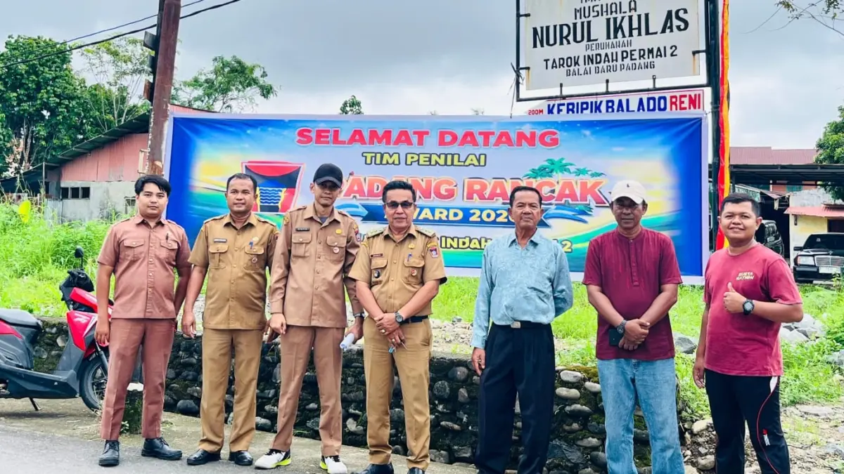 RT 03 RW 011 Gunung Sarik lolos tahap III Padang Rancak Award 2026 dan menunggu verifikasi lapangan dari DLH Kota Padang.