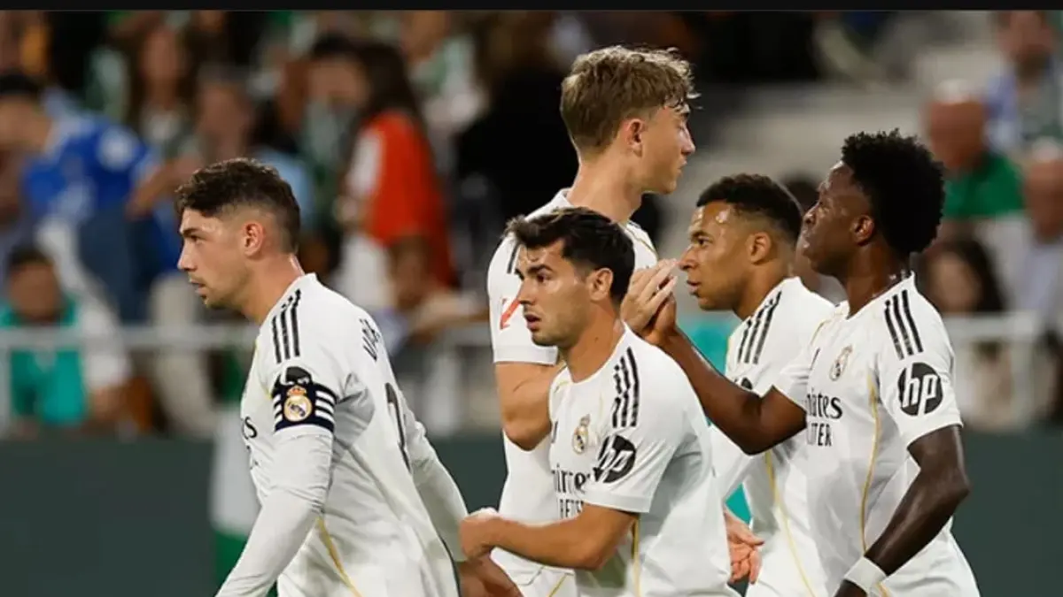 Real Madrid ditahan imbang Real Betis 1-1 di La Liga pada laga di Stadion La Cartuja, Sabtu (25/4/2026) dini hari WIB.(Foto: Real Madrid)