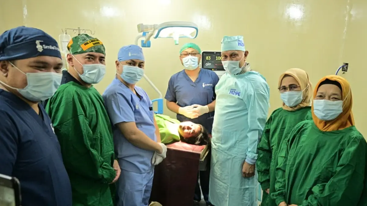 Bakti sosial operasi celah bibir dan lelangit Milad ke-109 ‘Aisyiyah di RSU ‘Aisyiyah Padang, 27–29 April 2026, libatkan berbagai pihak dan dukungan Smile Train Indonesia. (humas)