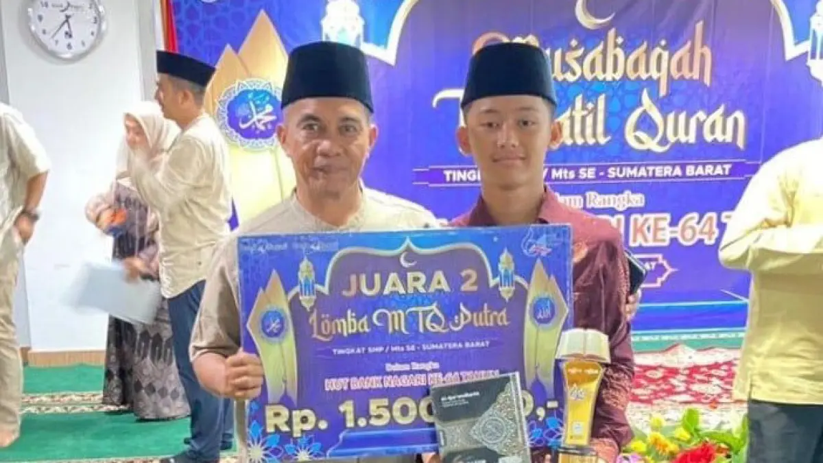 Siswa SMPN 1 Solok Raih Juara II MTQ Tingkat Provinsi Sumbar. (TIM LAMAN GURU)