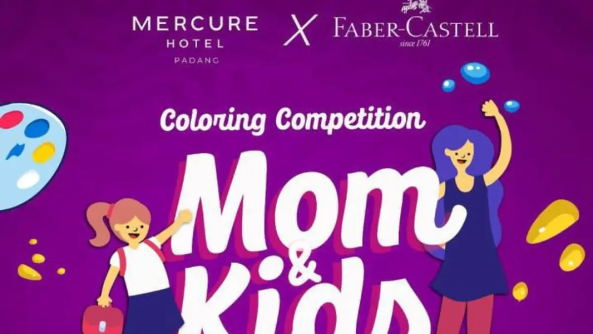 Mercure Hotel Padang bersama Faber-Castell gelar lomba mewarnai ibu & anak 24 Mei 2026.(Foto: IST)