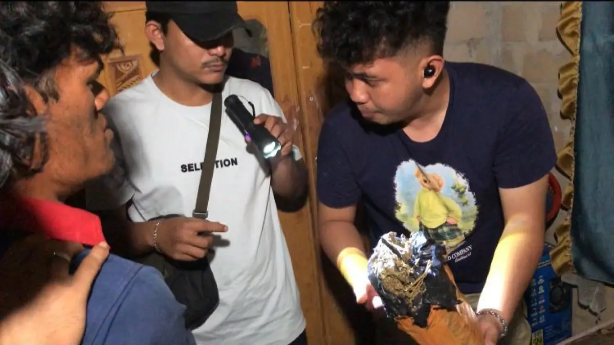 Polres Payakumbuh gagalkan peredaran 982 gram ganja dan tangkap pengedar di Koto Tangah, Jumat (1/5/2026). Tersangka terancam 12 tahun penjara.