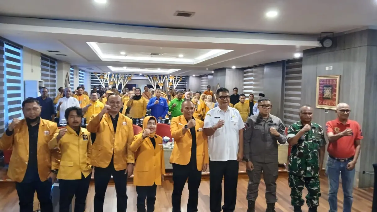 DPC Partai Hanura Kota Padang menggelar Musyawarah Cabang (Muscab) IV, Rabu (6/5). Kegiatan tersebut berlangsung di Hotel Truntum Padang. (SUYUDI/PADEK)