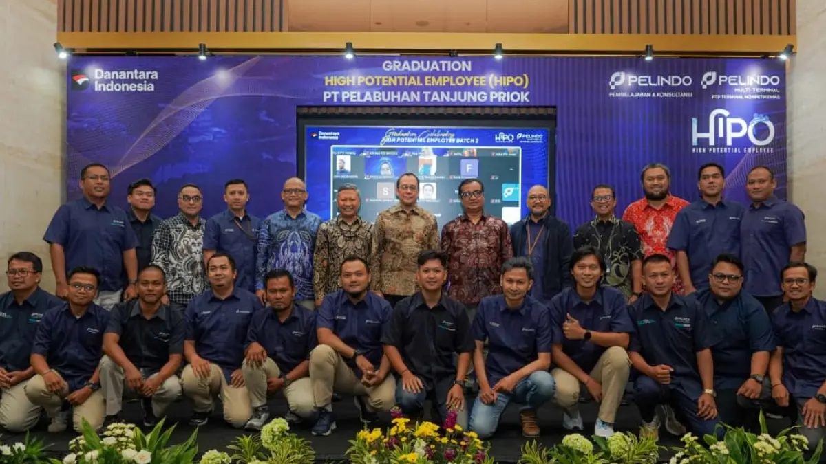 HiPO Batch II PTP Nonpetikemas meluluskan 30 talenta di Jakarta untuk memperkuat SDM dan layanan pelabuhan multipurpose.