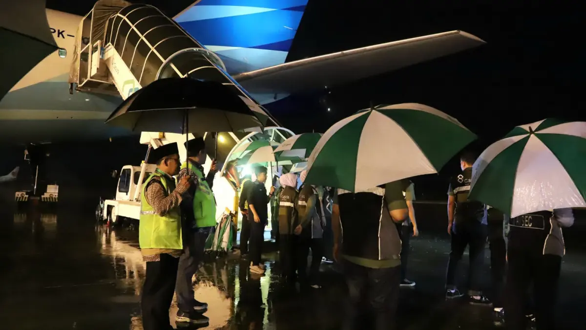 Tahap 1 pemberangkatan JCH Embarkasi Padang resmi berakhir usai diberangkatkannya JCH Kloter 11, Rabu (6/5). (DOK KEMENHAJ SUMBAR)