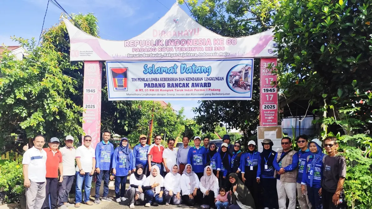Padang Rancak Award 2026 untuk kategori RT Terbaik, diraih oleh warga RT 05 RW 08 (Kompleks Tarok Indah I) Kelurahan Gunung Sarik, Kecamatan Kuranji. 