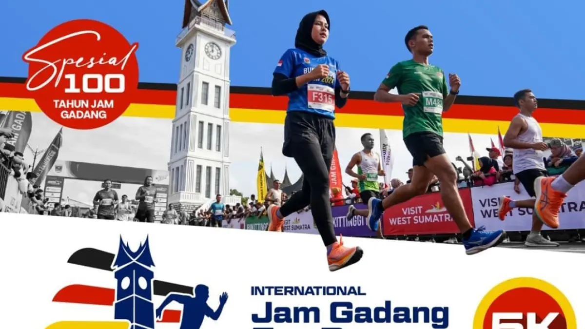 IKA Unand dan Pemko Bukittinggi gelar Internasional Jam Gadang Fun Run 2026, event lari 5K, pada Minggu, 7 Juni 2026.(Foto: Panitia)