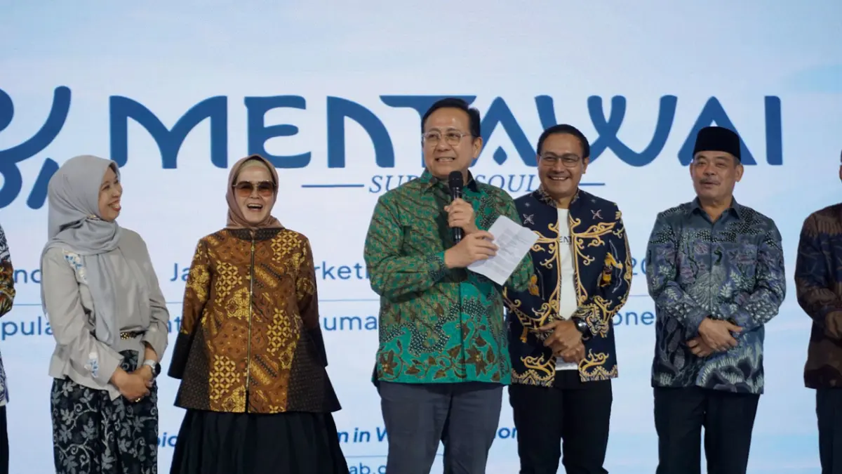 Senator RI, Irman Gusman saat menghadiri peluncuran city branding Mentawai bertajuk “Surf & Soul” di Grand Atrium Kota Kasablanka, Jakarta, Kamis (7/5). (DOK IRMAN GUSMAN)