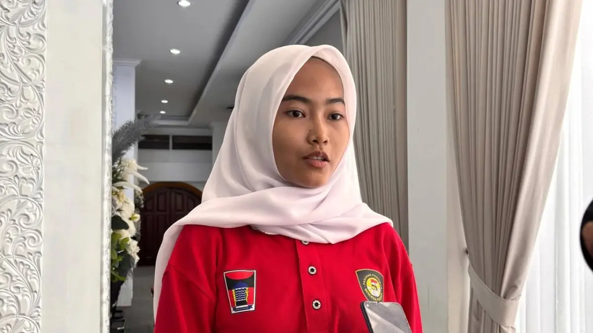 Arumi Andika, siswi SMA Adabiah 2 Padang.