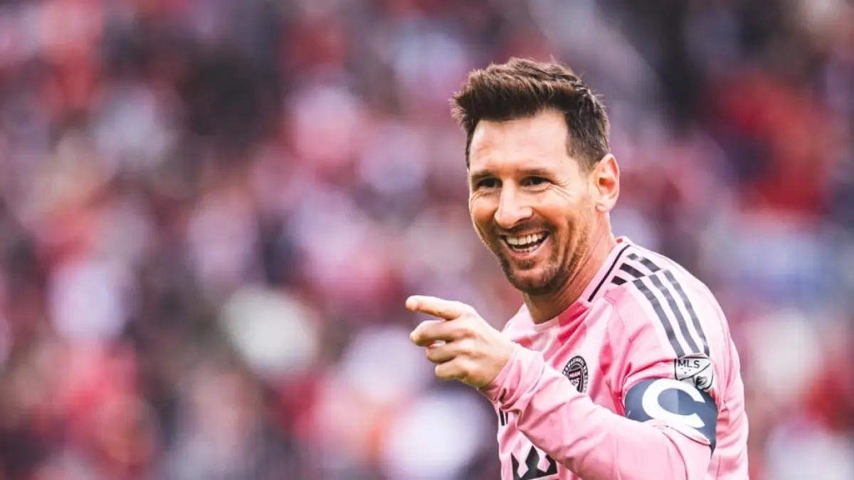 Lionel Messi mencetak satu gol dan dua assist bersama Inter Miami saat menang 4-2 atas Toronto FC di laga MLS sekaligus capai rekor 100 kontribusi gol tercepat.(Foto: X @InterMiamiCF)
