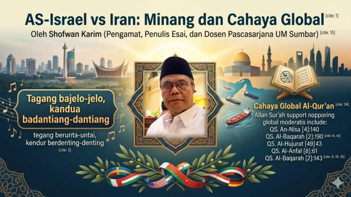 Shofwan Karim, Pengamat, Penulis Esai, dan Dosen Pascasarjana UM Sumbar
