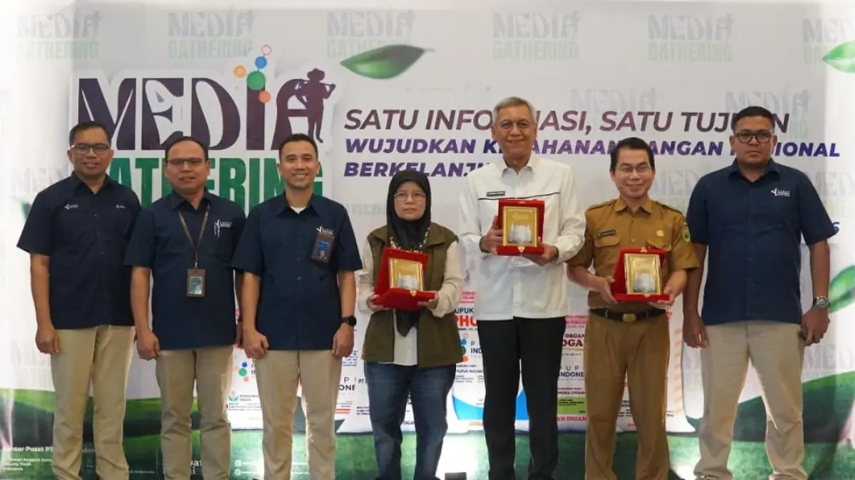 Kegiatan Media Gathering yang dihadiri Regional Chief Executive Officer 1 Pupuk Indonesia, Eko Suroso, di Palembang, Sumatera Selatan, Selasa (12/5/2026).(Foto: Corcom)
