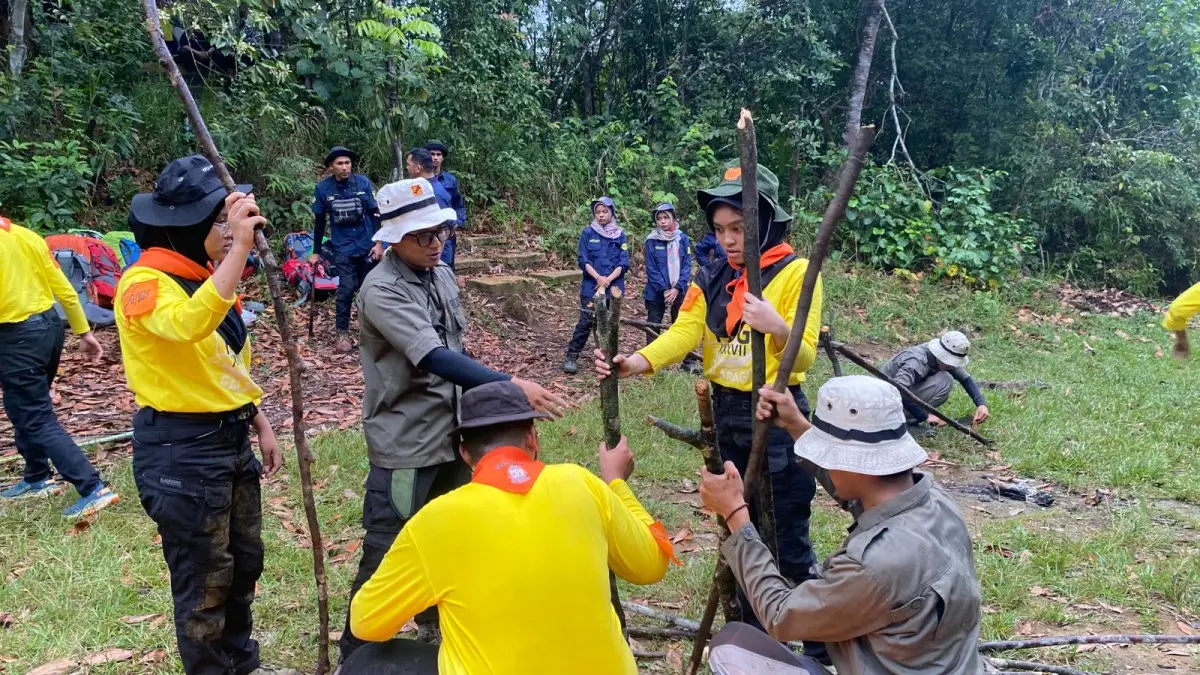 Kegiatan Pendidikan Dasar Galapagos di lapangan baru baru ini (dok Tim)
