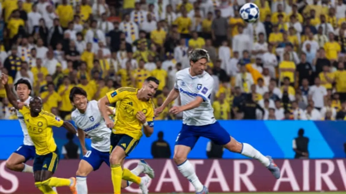 Gamba Osaka juara AFC Champions League Two 2025/26 setelah menang 1-0 atas Al Nassr yang diperkuat Cristiano Ronaldo pada final di King Saud University Stadium.(Foto: AFC)