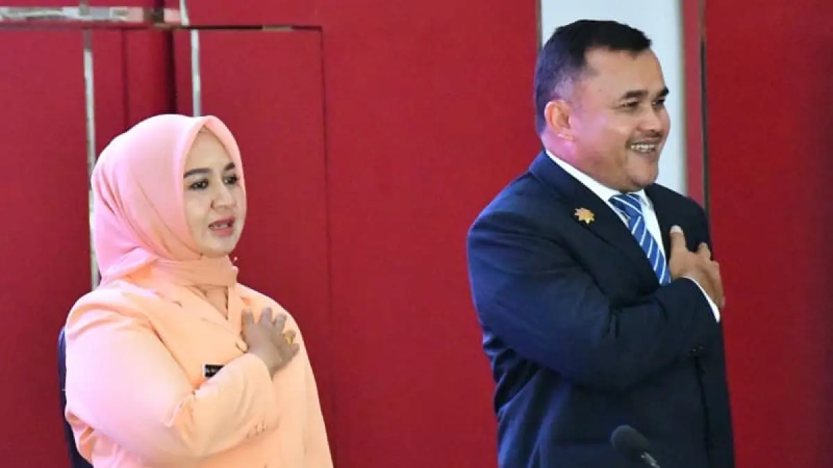 Nova Raju Minropa resmi dilantik sebagai Ketua DWP Kota Padang periode 2024-2029 di Balai Kota Padang, Rabu (20/5/026).(Foto: Diskominfo)
