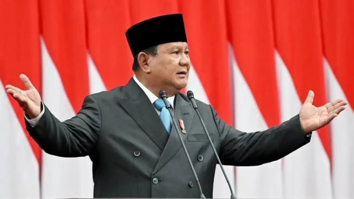 Presiden Prabowo dalam Rapat Paripurna DPR RI dengan agenda Penyampaian Kerangka Ekonomi Makro (KEM) dan Pokok-Pokok Kebijakan Fiskal (PPKF) RAPBN 2027, Rabu (20/5/2026).(Foto: Setkab)