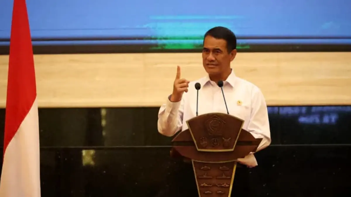 Menteri Pertanian Andi Amran Sulaiman menegaskan sanksi berat bagi mafia pangan dan oknum internal yang bermain dengan hajat hidup rakyat. (Foto: Dok. Humas Kementan)
