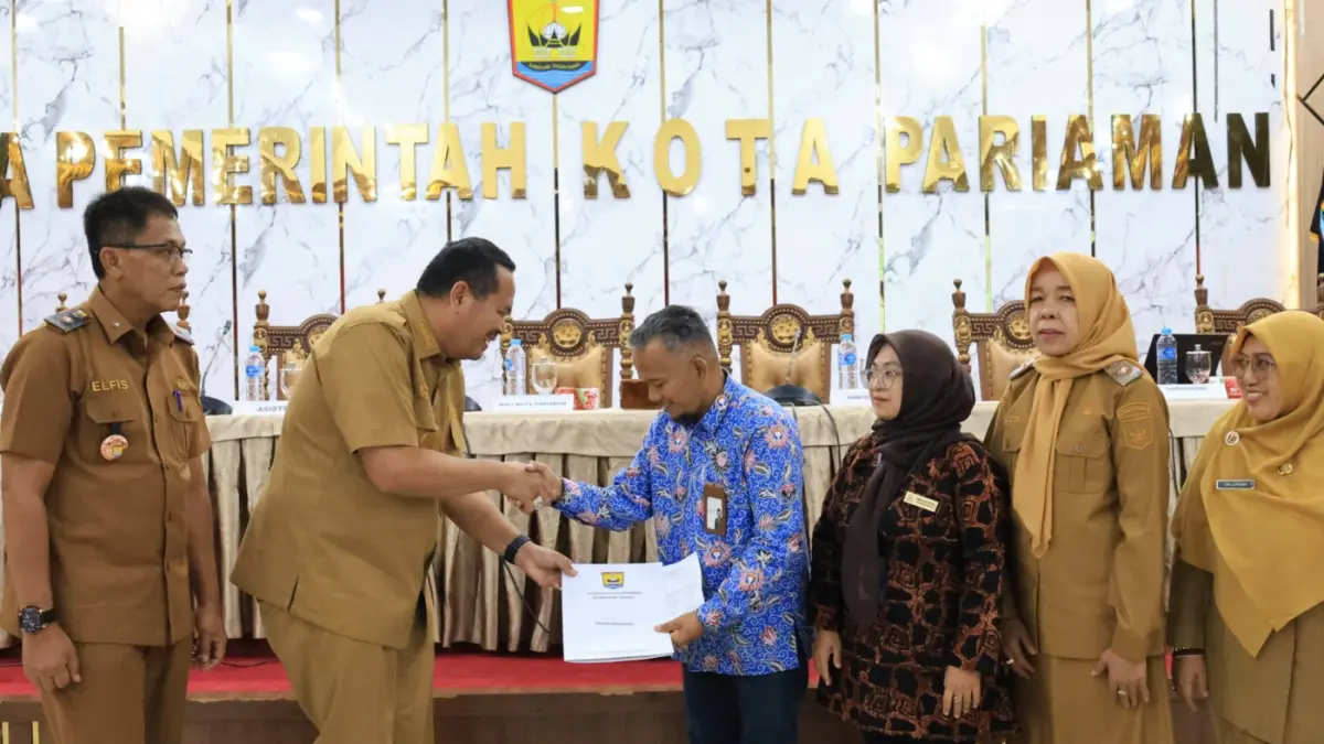 Sosialisasi Penilaian Maladministrasi Pelayanan Publik Tahun 2026 di Aula Balaikota Pariaman, Selasa (26/5/2026).