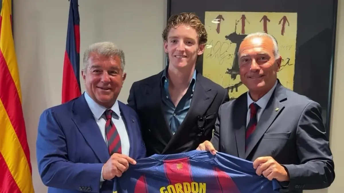 Anthony Gordon resmi menjadi rekrutan baru FC Barcelona untuk musim 2026/2027 setelah tampil impresif di Newcastle United.(Foto: IG Barcelona)